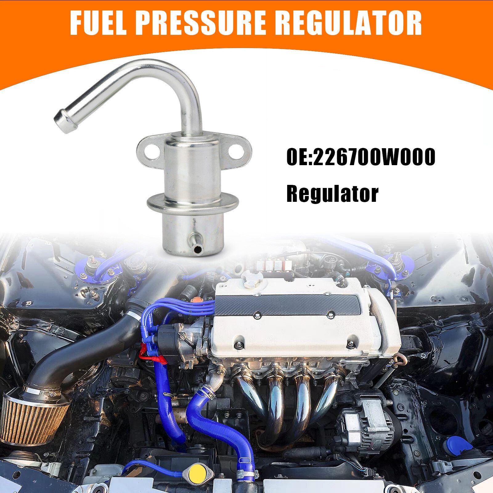 Fuel Injection Pressure Regulator 2267088G00 For 90-94 for Nissan D21 Pickup 3.0L V6