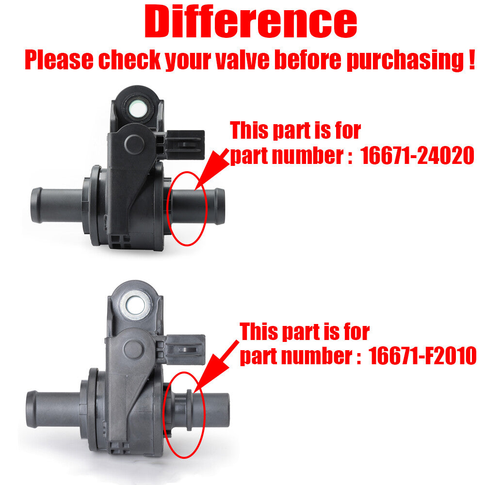 new 1-piece coolant flow control valve 16671-24020 for Toyota for Corolla Rav4