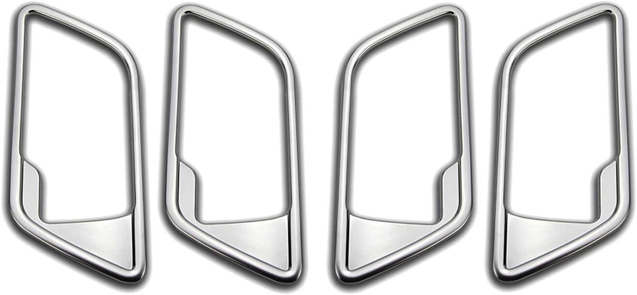 Applicable Silver ABS Interior Inner Handle Trim Frame for Land Rover Freelander