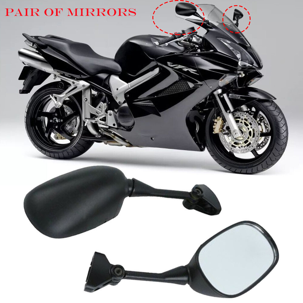 Motorcycle rearview mirror 7/8 inch handlebars suitable for Honda VFR 800 VFR800 02-08