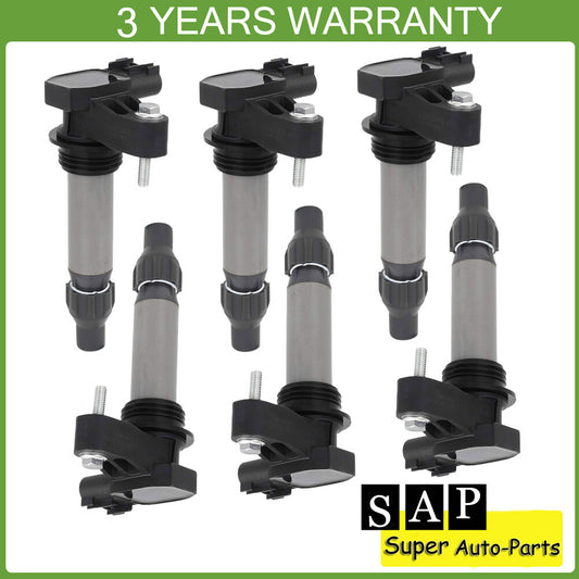 6PCS Ignition Coil UF569 for Buick for Cadillac for Chevrolet for GMC V6 12590990 12610626
