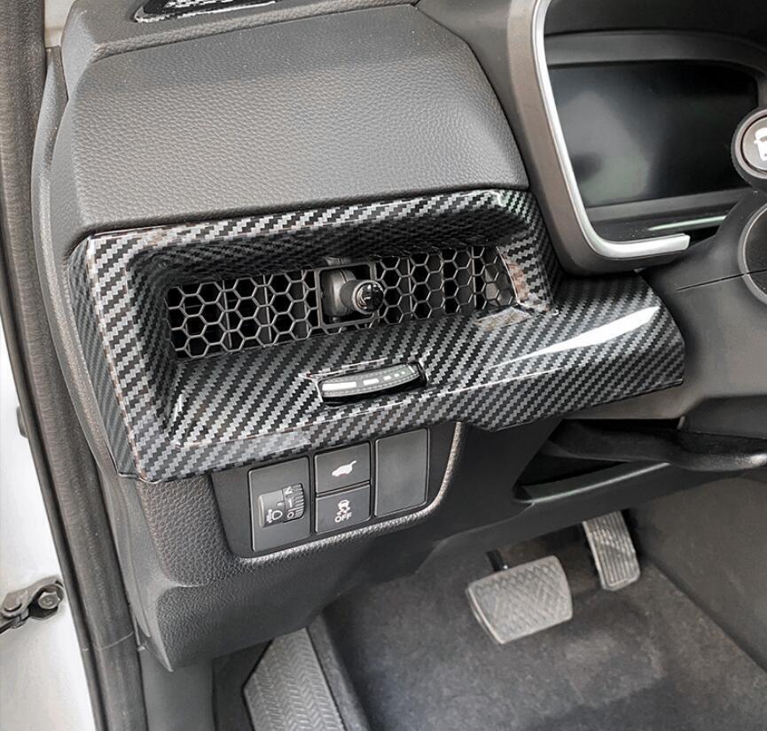 for Honda CR-V CRV 2023-2024 Carbon Fiber interior Console Dashboard Stripe Trim