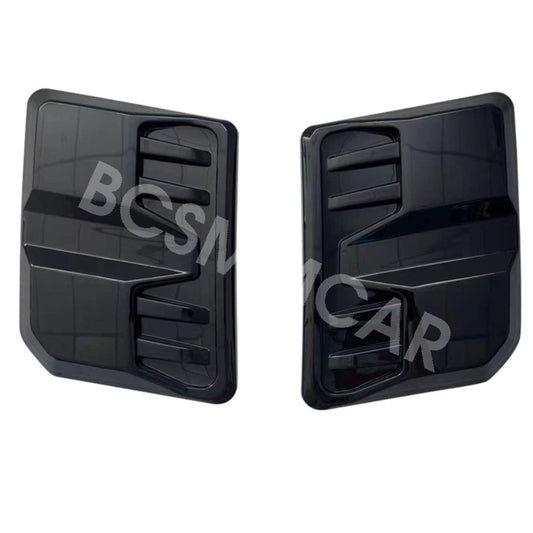 Engine Hood Fake Air Outlet Vent Waterproof Trim Glossy Black Car Accessories