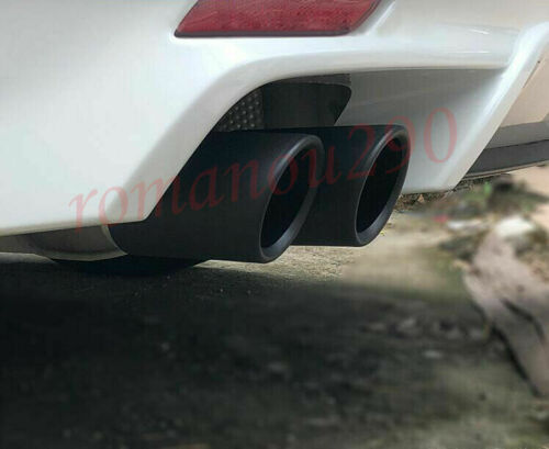 2X for Toyota for Camry SE/XSE 2018-2023 Black Rear Exhaust Muffler Tip End Pipes