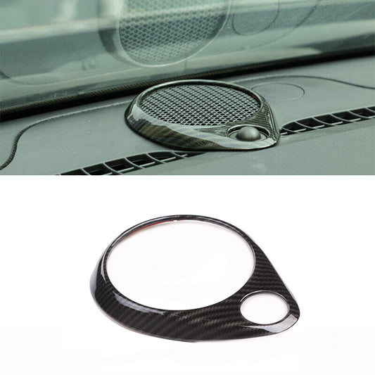 For 2011-2021 for Dodge Durango ABS Carbon Fiber Dashboard Speaker Frame Cover Trim