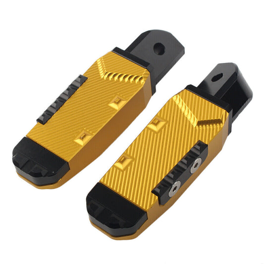 Rear Passenger Footrests Foot Pegs Pedal Pads Fit for Yamaha YZF R1 R6 R1M R1S Gold