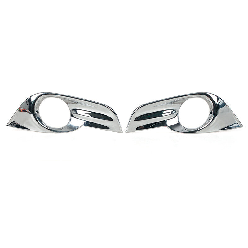 1 Pair Chrome Front Fog Light Lamp Trim Cover Decor for Nissan Altima 2013-2015