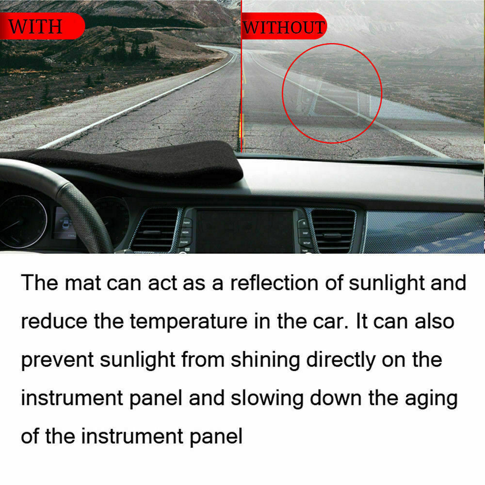 1X Dashboard Dash Mat Non-slip DashMat Sun Shade for Lexus for ES ES350 XV40 07-2012