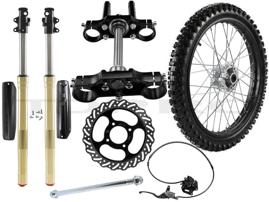 19-inch wheels, 70/100-19 tires + front fork, three-groove bicycle, for Honda SSR 125cc 150cc 200cc