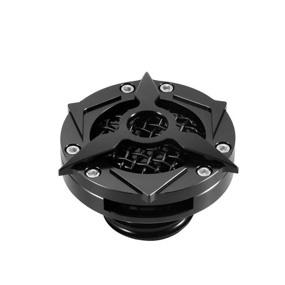 Motorcycle Black Mesh Fuel Gas Tank Cap for Harley Touring Sportster 1200 883 48