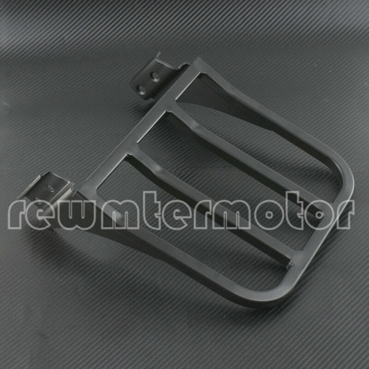 Backrest Sissy Bar Luggage Rack Fit for Harley Sportster XL Dyna Softail Black