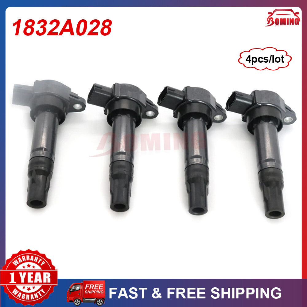 4 Brand New Ignition Coils 1832A028 for Smart 451 Fortwo Coupe Cabrio 1.0 A1321580003