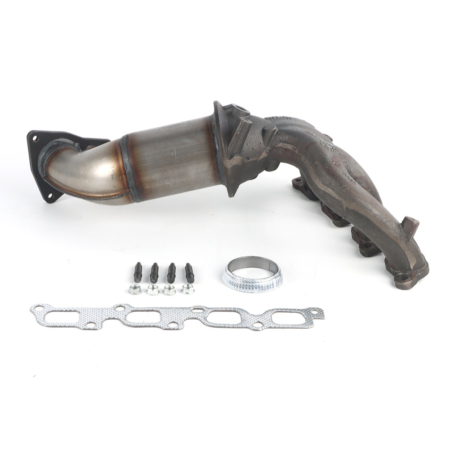 Front Catalytic Converter w/ Integrated Exhaust Manifold for Chevrolet for GMC for Isuzu
