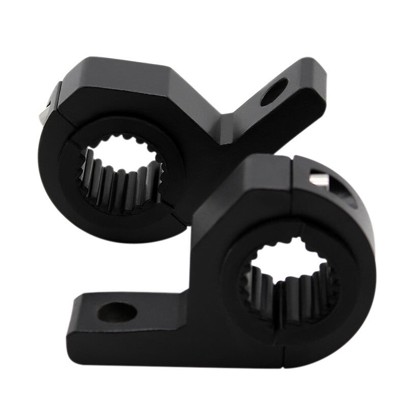 2x Motorcycle LED Headlight Clamps Brackets Tube Clamp Mount Kit Fog Light Mount