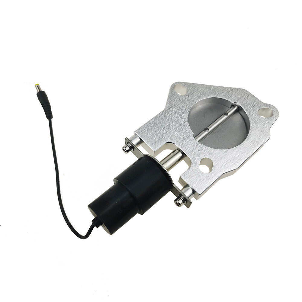 2.5-inch Electric Exhaust Butterfly Valve Motor with Remote Control Switch Screw Kit