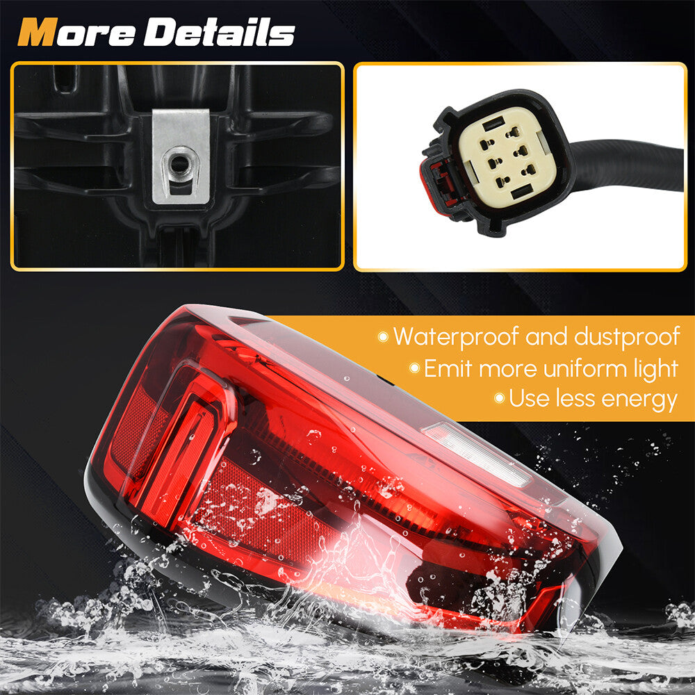 For 2019-2023 for GMC for Sierra 1500 Full LED Tail Light Rear Lamp Driver Left Side