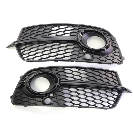 Dual front fog light grille cover for Audi Q5 Sport S Series 2013 - 2017