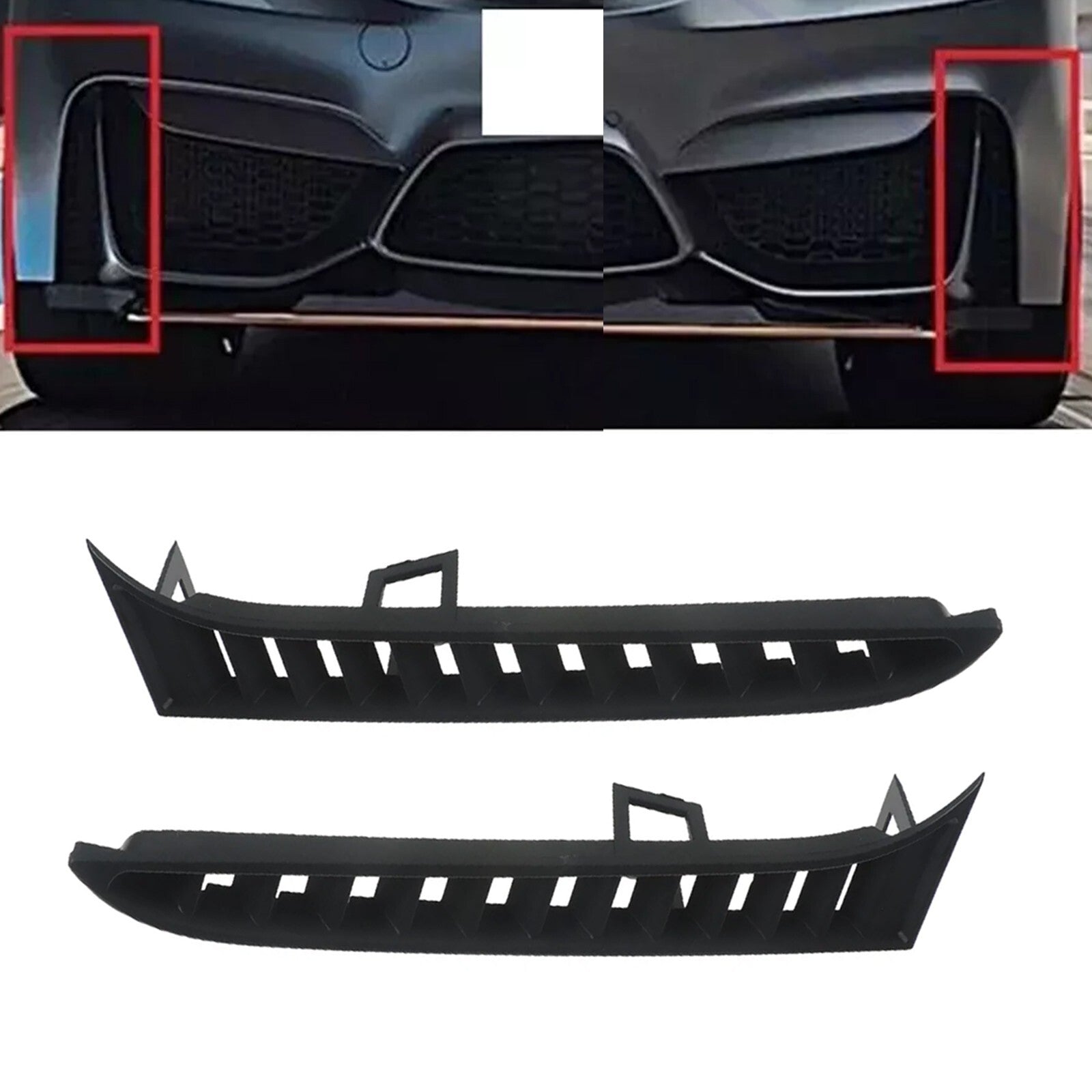2x Front Bumper Air Inlet Grille Cover for BMW -M3 For F80 F82 F83 51118056599
