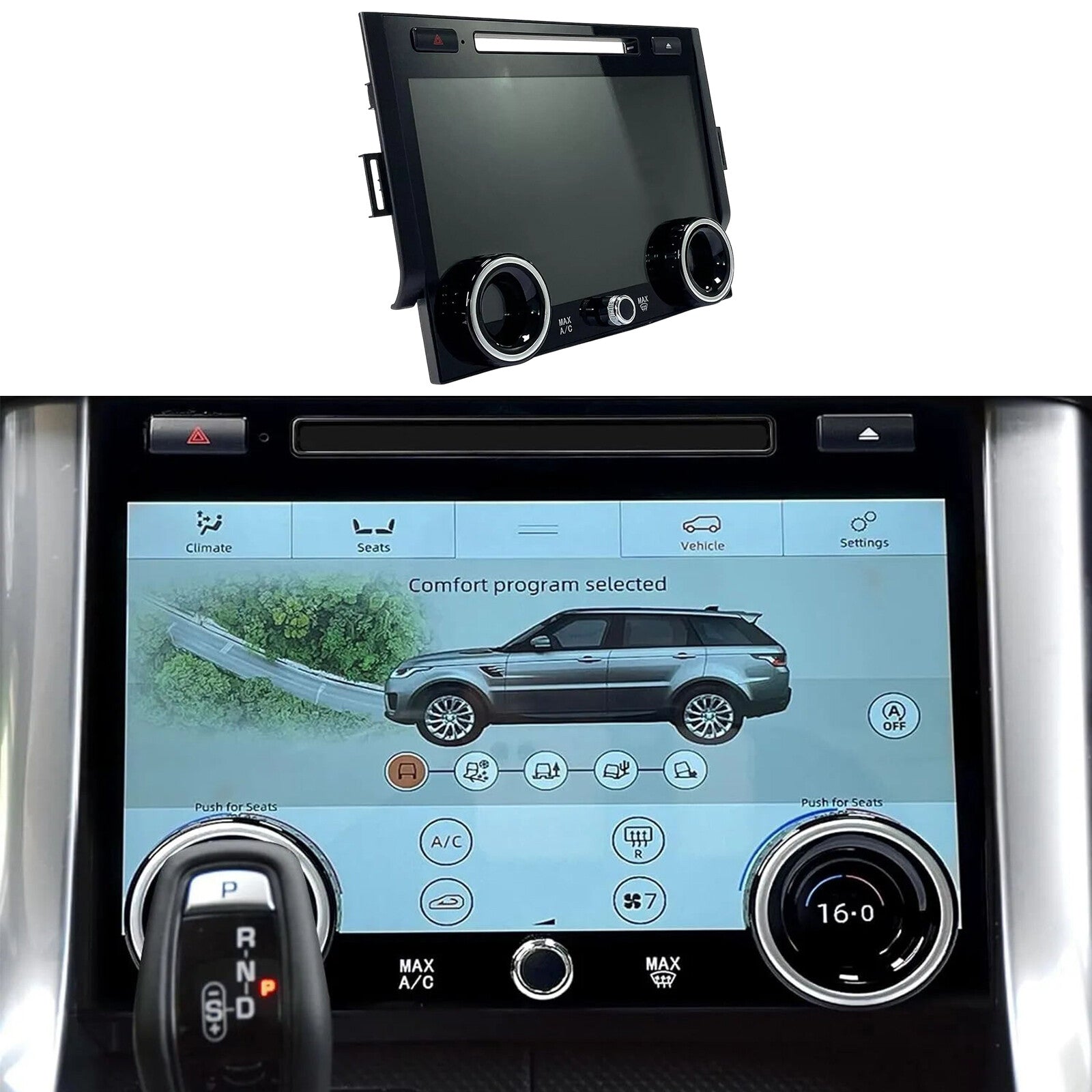 for Range Rover Sport L494 14-17 Car AC Air Condition Control LCD Screen Panel