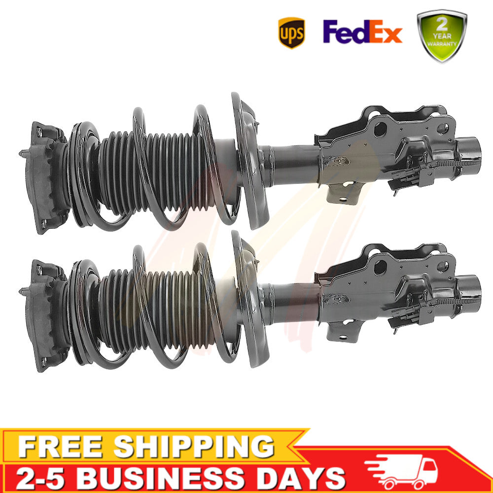 Pair Rear L+R Shock Absorber Struts Assys for Lincoln MKZ 2013-2020 Gas Electric