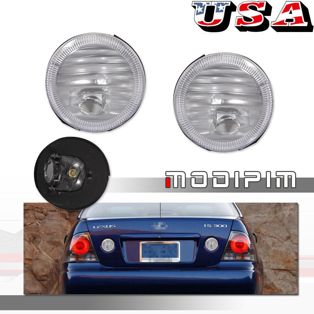 A pair of transparent lens taillights are suitable for 2001-2005 for Lexus IS300 models.
