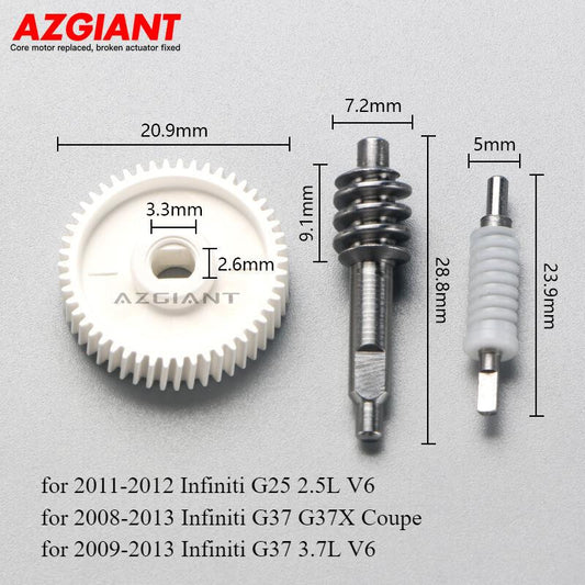The folding motor gear for the side-view mirrors is suitable for Infiniti G25 2.5L/G37 G37X/G37 3.7L