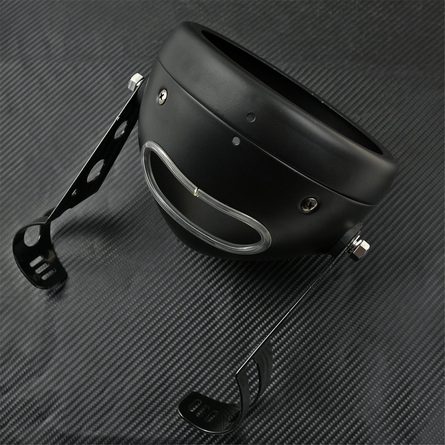 5.75 Front Headlight Lamp Shell Bucket Housing Mount Bracket Fit for Harley