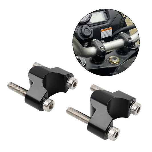 1 1/8 28mm Handlebar Riser Clamp Mount Bracket Black For CFMOTO 800MT 21-23