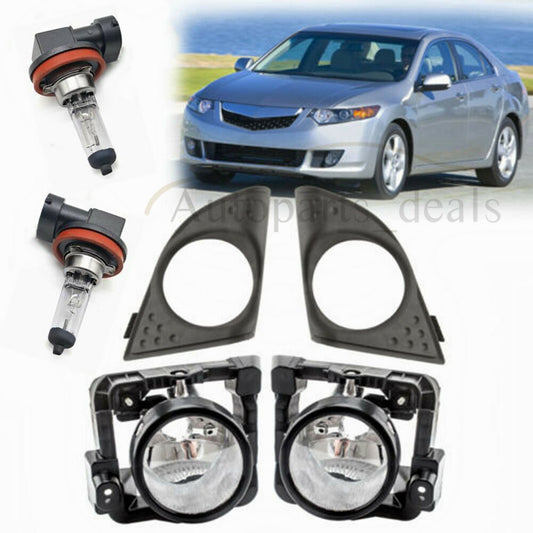 2X H11 Left + Right Fog Driving Light Lamps for Acura TSX 2.4/3.5L 2009-2010 US