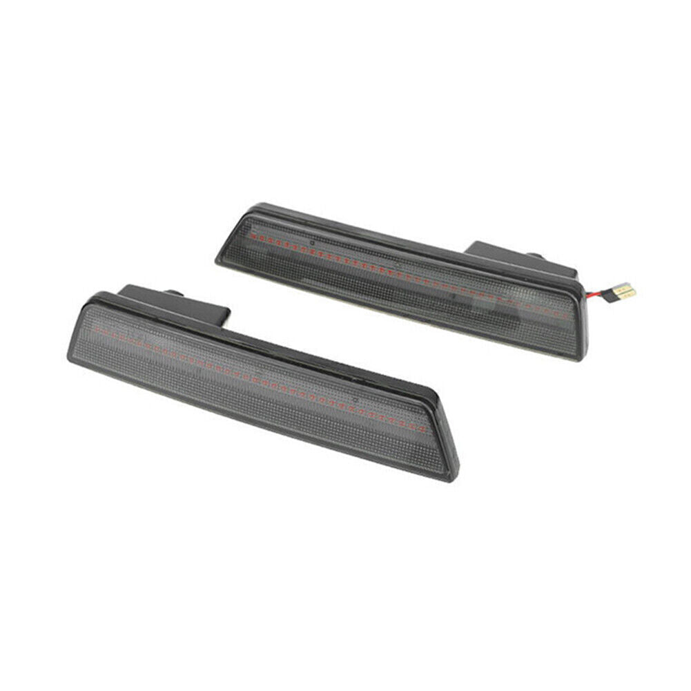 LED Rear Side Marker White Lights Fit 08-14 for Dodge for Challenger /11-14 Charger Black