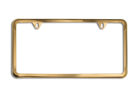 1 piece car license plate frame cover cap rear boot trunk gold for Ram
