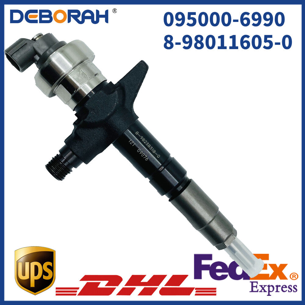 095000-6990 Fuel Injector assy 8-98011605-0 for Isuzu D MAX 2.5D 4JK1-TC Engine