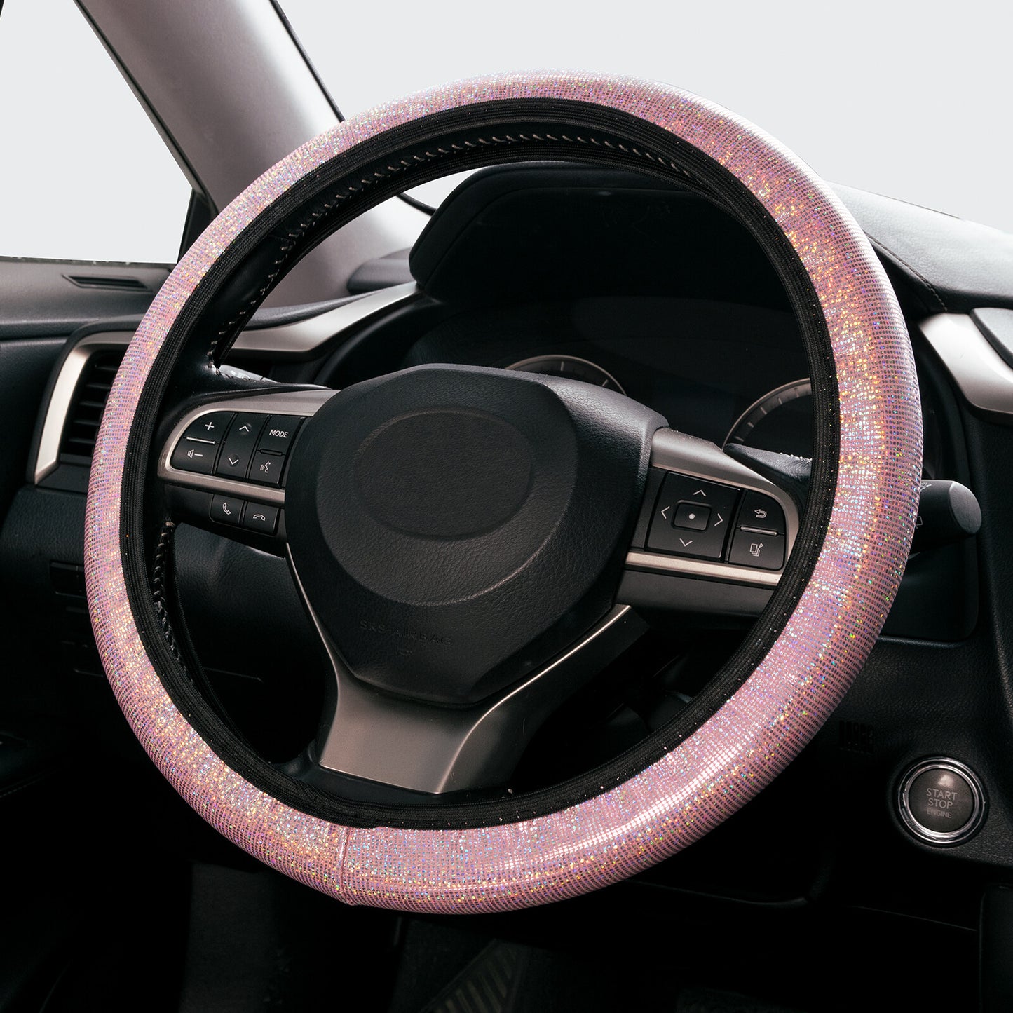 Rhinestone car steering wheel cover steering wheel cover steering wheel cover glitter steering wheel cover pink