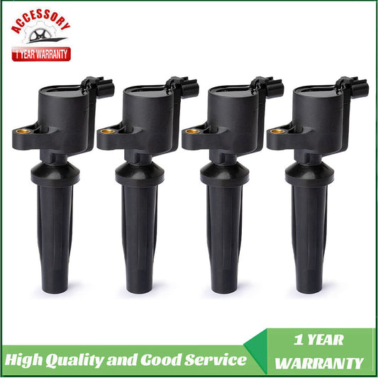 4Pcs Ignition Coils Pack for Mazda 3 BK 2.0L LF-DE BK-SP23 2.3L L3 2004-2006