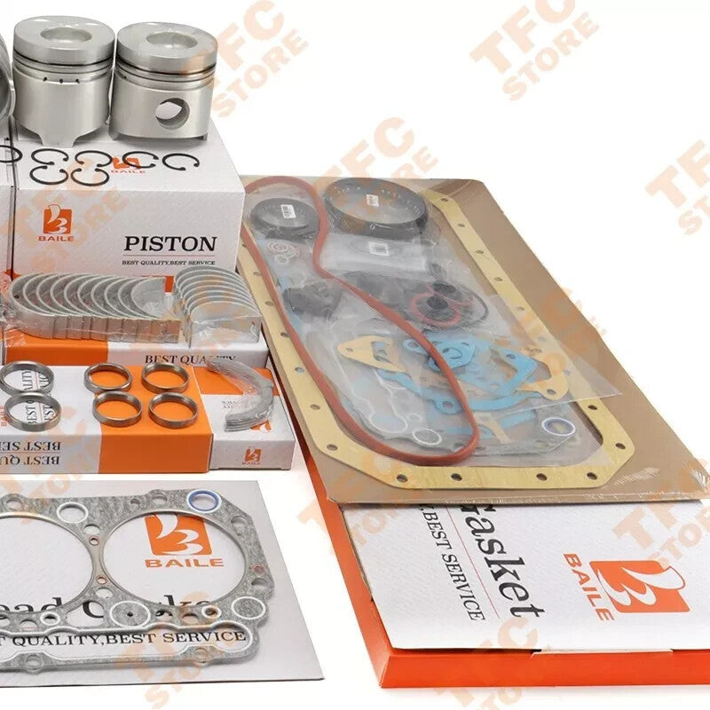 W04D Overhaul Rebuild Kit for Hino W04DT Engine Piston Ring Gasket Set Bearing??