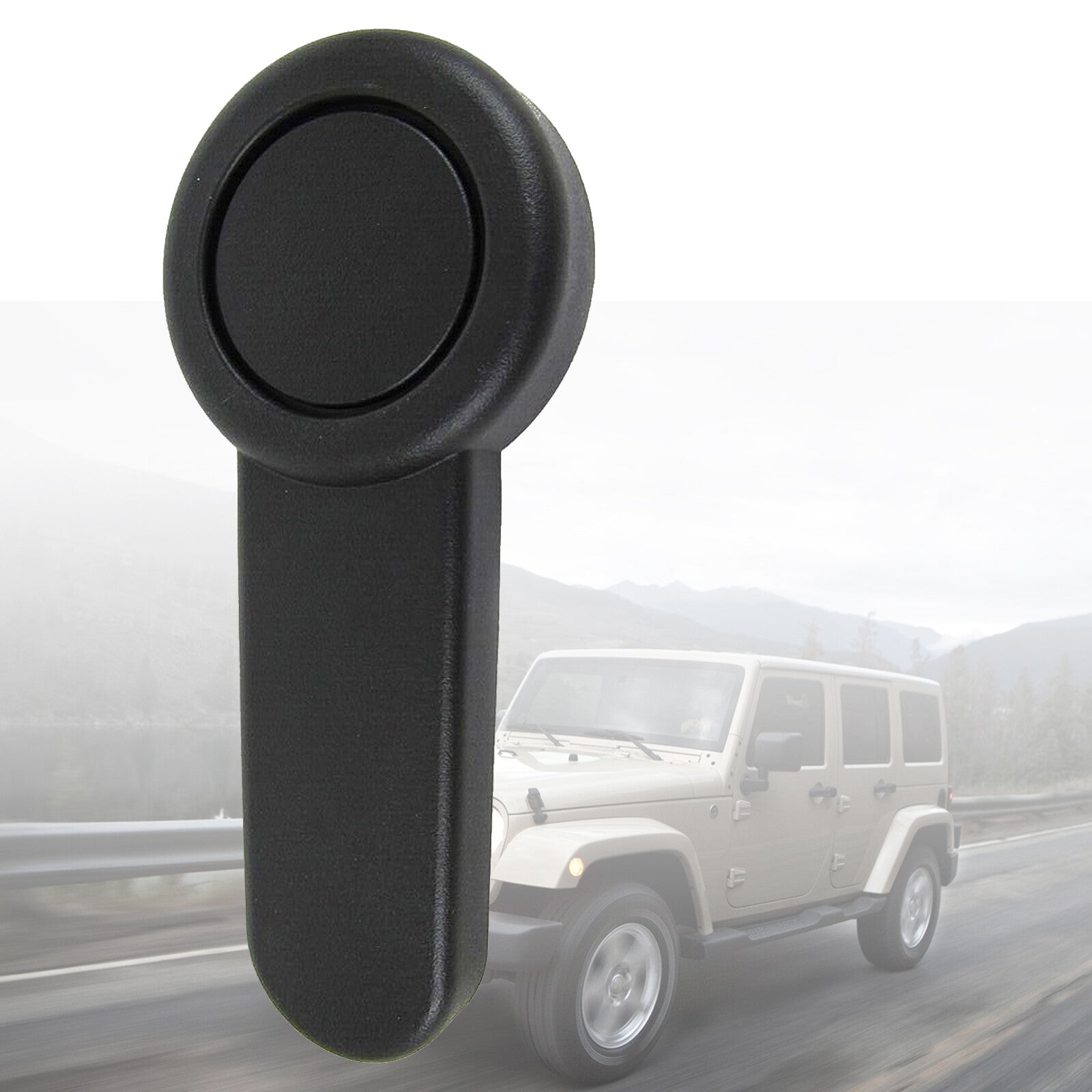 Black Front Left for Seat Recliner Handle 1FL44DX9AB for Jeep for Wrangler 2011-2017 US