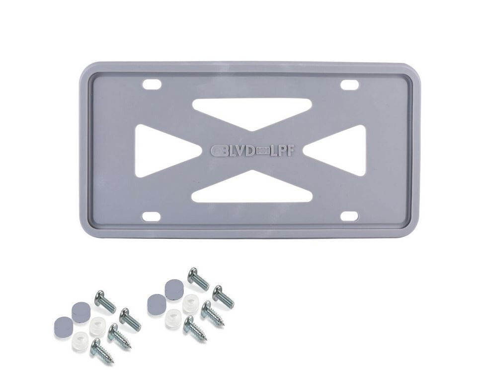 Car license plate frame cover cap trunk gray silicone suitable for Subaru