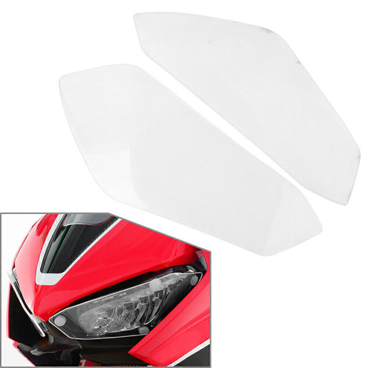 Headlight Guard Shield Screen Lens Cover for HONDA CBR1000RR 2017-2020 19 Clear