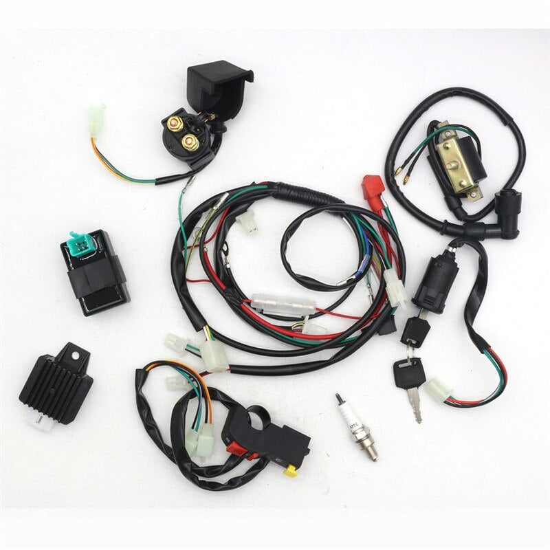 Electrics Wiring Harness Spark Plug CDI Ignition Coil Chinese Zongshen Loncin