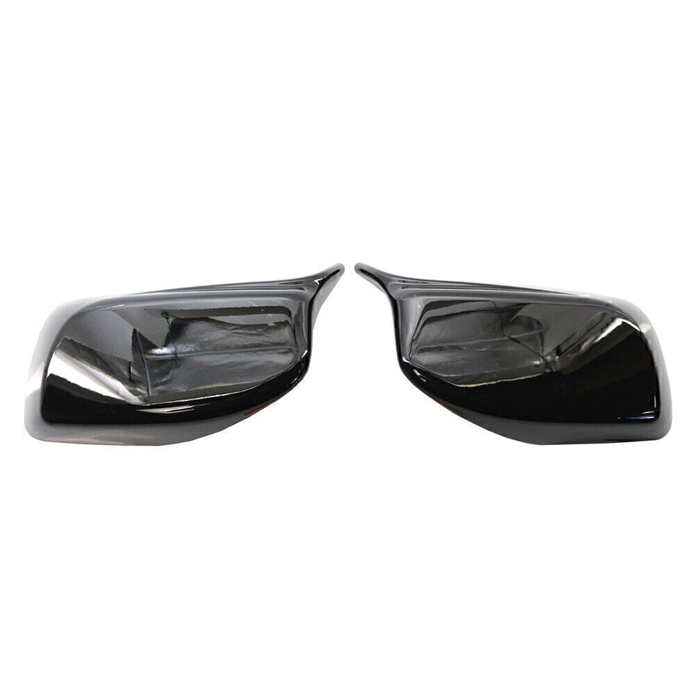 Pair for BMW E60 E61 2004-2007 Rear View Mirror Cover Trim Without Removal Tool