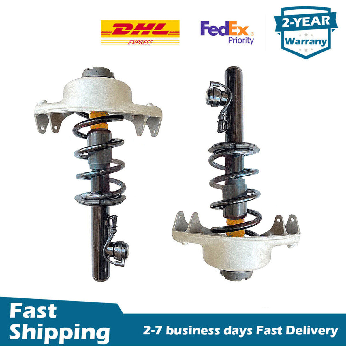 2PCS Front Shock Coil Spring Struts for Audi A4 S4 A5 S5 Quattro 2008-2017