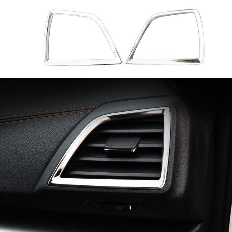 for Subaru Forester 2019-22 Silver Titanium Left And Right Air Outlet Vent Trim