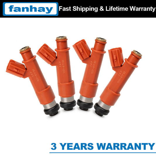 Set of 4 New Fuel Injectors For 1ZZ 2ZZ for Toyota for Lexus / 850CC 1001-87F90