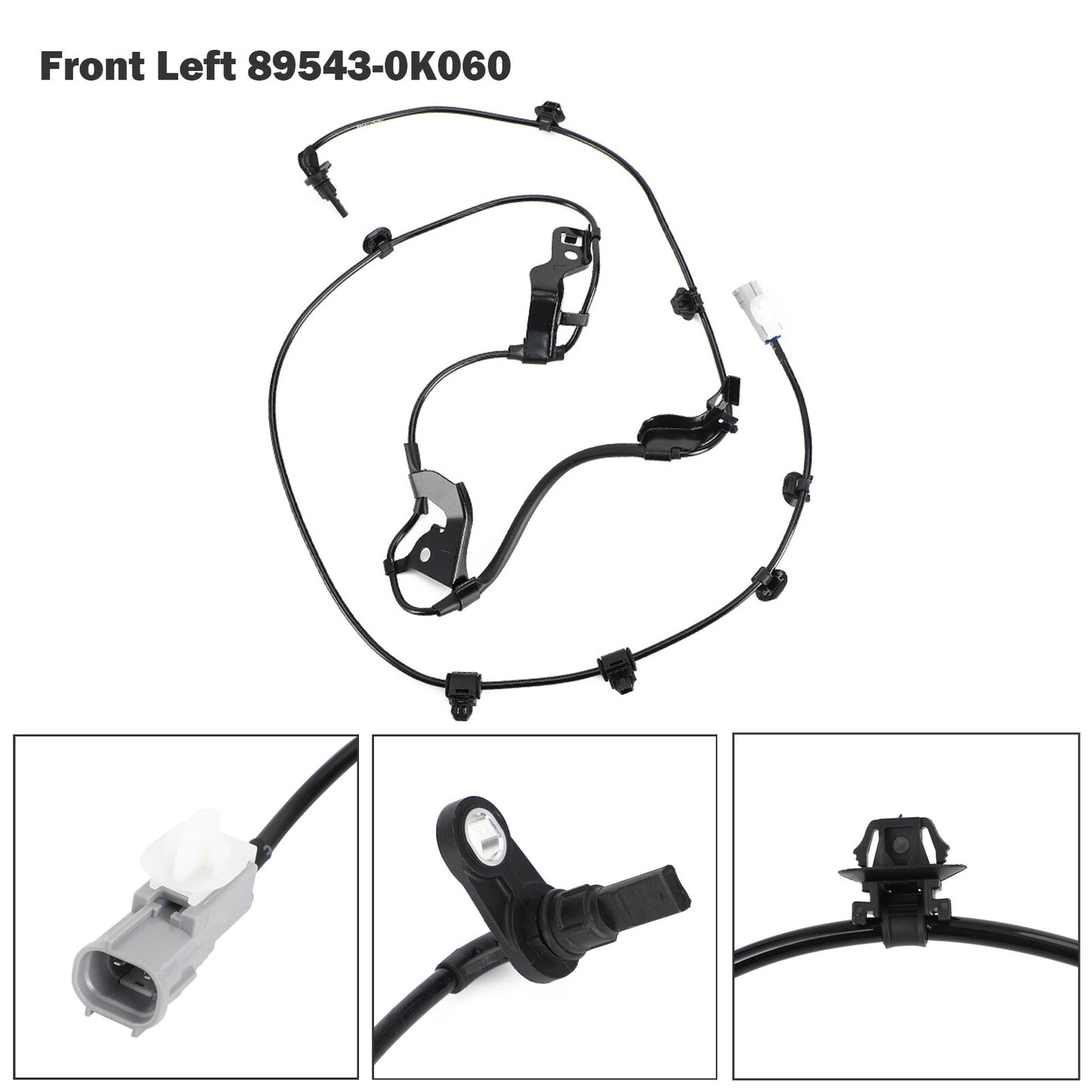 2PCS New Front LeftRight Car ABS Wheel Speed Sensor for Toyota Hilux Vigo