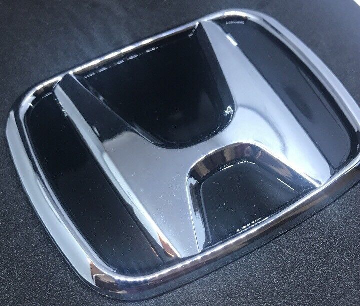 for Honda for Civic logo badge cap, chrome sticker on the front, 102 mm x 93 mm