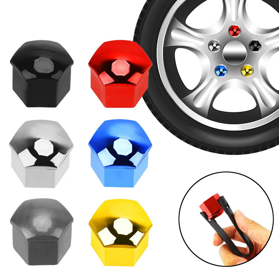 Car wheel nut cover, hub bolt protection cover, bolt black for Honda for Suzuki