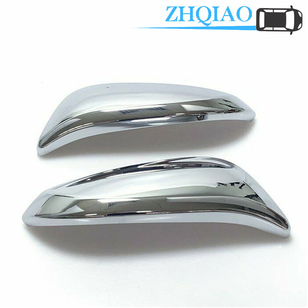 Pair Chrome Side Door Half Mirror Cover Trim Fits for Toyota RAV4 2013-2018