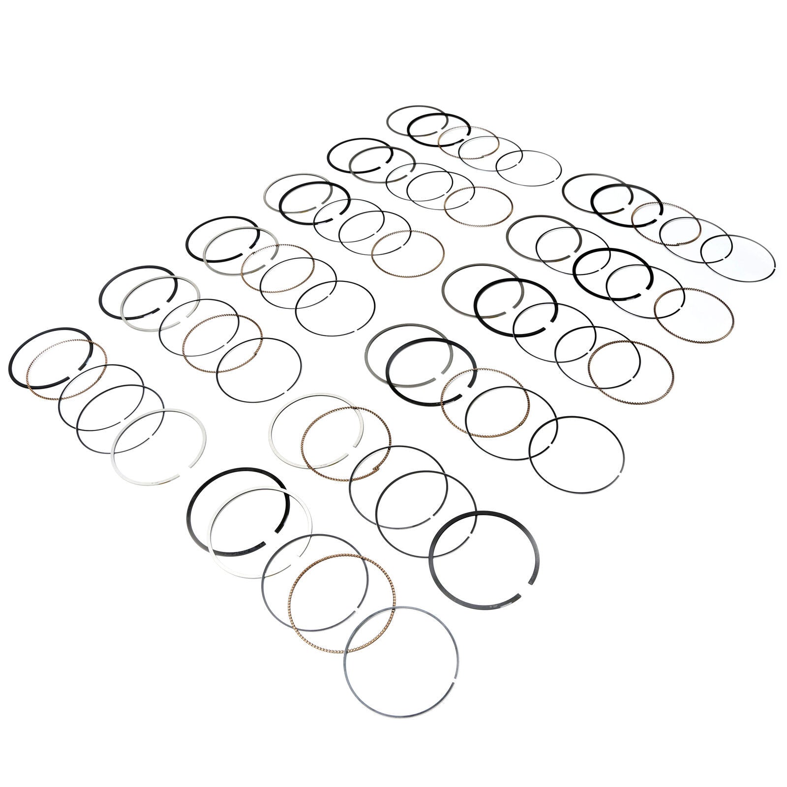 Piston Rings 12pcs STD 89mm N74B66A Fit for BMW for Rolls-Royce for GHOST RR4 RR6 RR5