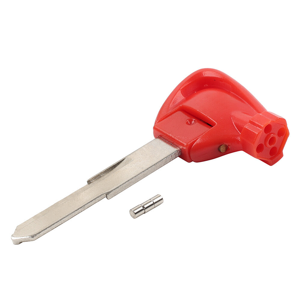 Right Ignition Key Blank Uncut Blade Red for Yamaha Motorbike Scooter