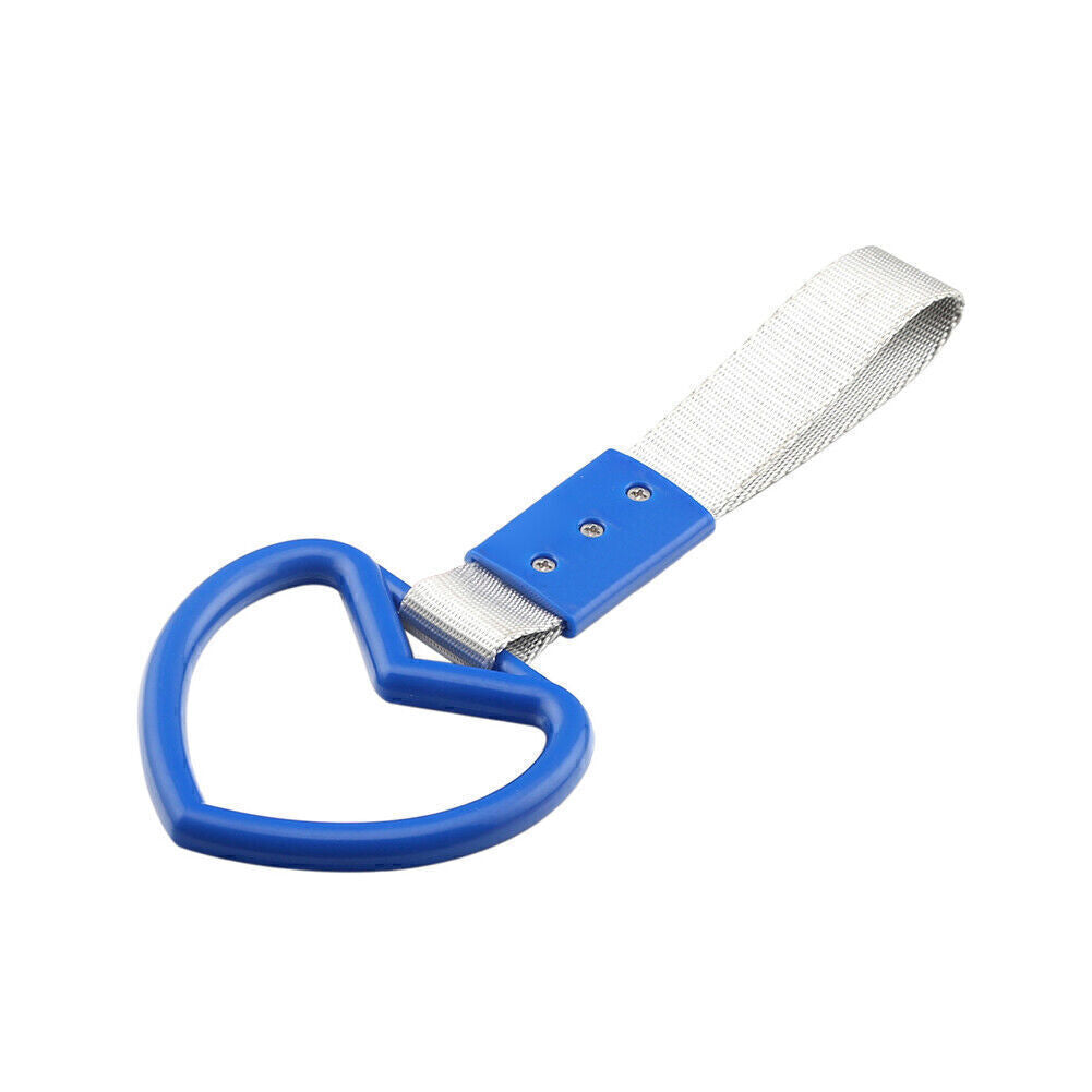 24.5cm Heart JDM Tsurikawa Ring Train Bus Handle Hand Strap Drift Charm Tool